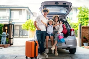 Cách đặt xe đường dài cho gia đình